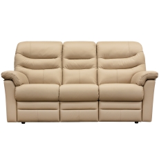 G Plan Ledbury 3 Seater Double Power Recliner Sofa in Leather
