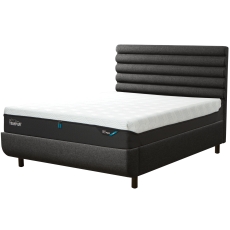 Tempur Arc Static Disc Bed with Vectra Headboard – Dark Stone