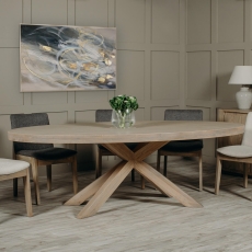 Fleur Large Oval Dining Table
