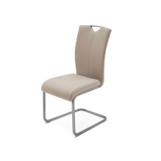Lewis Dining Set, 6 Taupe Chairs 5