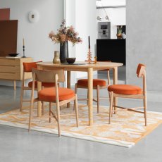 Flora Dining Chair - Orange 2