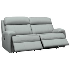 Hardy 3 Seater Double Manual Recliner Sofa Leather 1