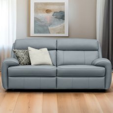 Hardy 3 Seater Power Recliner Sofa Leather 5