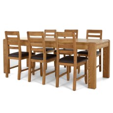 Bayonne Ext. Dining Table & 6 Chairs 2