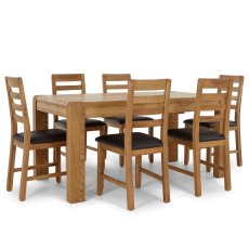 Bayonne Ext. Dining Table & 6 Chairs 3