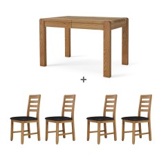 Bayonne Ext. Dining Table & 4 Chairs 2