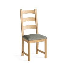 Belfort Ladder Back Dining Chair - Grey 1