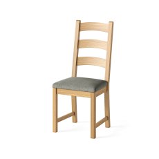 Belfort Ladder Back Dining Chair - Grey 2