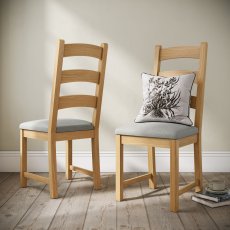 Belfort Ladder Back Dining Chair - Beige 5