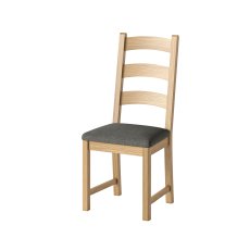 Belfort Ladder Back Dining Chair - Charcoal 2