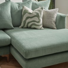 Millie Small Chaise Pillow Back Sofa RHF 4