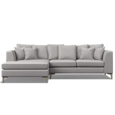 Millie Small Chaise Pillow Back Sofa LHF 1