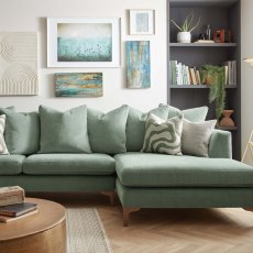 Millie Large Chaise Pillow Back Sofa RHF 2