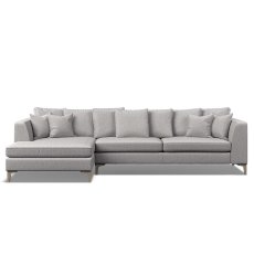 Millie Large Chaise Pillow Back Sofa LHF 1