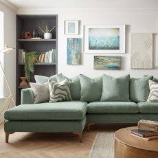 Millie Large Chaise Pillow Back Sofa LHF 2