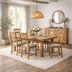 Belfort Small Extending Dining Table & 6 Chairs