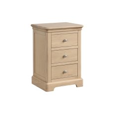 Linhay 3 Drawer Bedside - Oak 1
