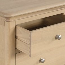 Linhay 3 Drawer Bedside - Oak 3