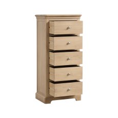 Linhay 5 Drawer Chest - Oak 2