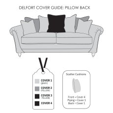 Dartford 3 Seater Pillow Back Sofa 3