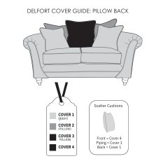Dartford 2 Seater Pillow Back Sofa 3