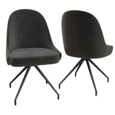 Miami Dining Chair - Charcoal 4