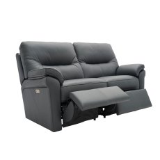 G Plan Seattle 2 Seater Double Recliner Sofa with Lumbar in Leather 1