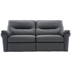 G Plan Seattle 3 Seater Double Power Recliner Sofa with Lumbar in Leather 2