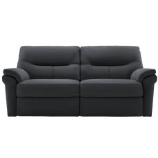 G Plan Seattle 3 Seater Double Manual Recliner Sofa with Heated Seats in Leather 2