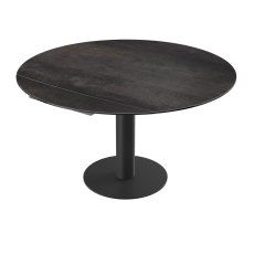 Luna Extending Dining Table - Dark Steel 1