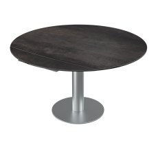 Luna Extending Dining Table - Dark Steel 2