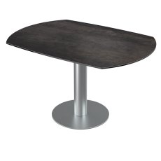 Luna Extending Dining Table - Dark Steel 4