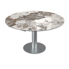 Luna Extending Dining Table - Calcatta Marble 2