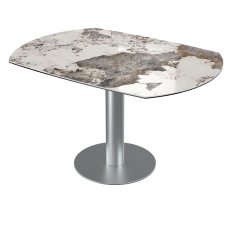 Luna Extending Dining Table - Calcatta Marble 4