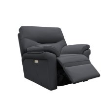 G Plan Seattle Power Recliner Armchair with Lumbar in Leather 1