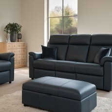 Parker Knoll Arizona 3 Seater Sofa in Leather 2
