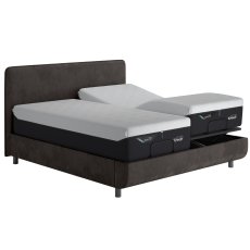 Tempur Ergo Smart Base with Form Headboard - Dark Grey 2