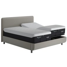 Tempur Ergo Smart Base with Form Headboard - Warm Stone 2