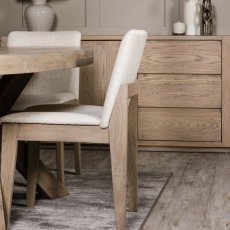 Fleur Medium Dining Table & 6 Natural Chairs 7