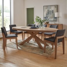 Fleur Medium Dining Table & 6 Chairs 2