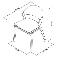 Valletta Dining Chair - Ivory 7