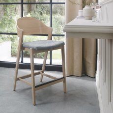 Valletta Bar Chair - Grey 5