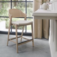 Valletta Bar Chair - Ivory 5