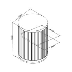 Valletta Round Lamp Table 7