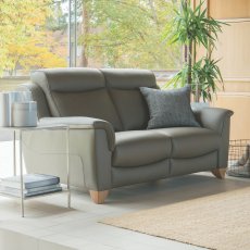 Parker Knoll Manhattan 25 Large 2 Seater Sofa in Leather 2