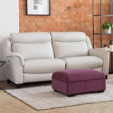 Parker Knoll Manhattan 25 Large 2 Seater Double Power Recliner Sofa in Leather 3