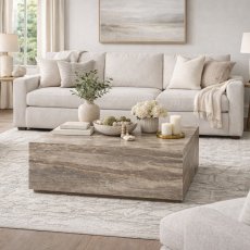 Tahoe Travertine Coffee Table 4