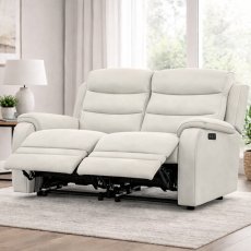 Leather 2 Seater Power Recliner 3