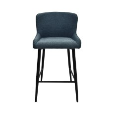 Blue Boucle Bar Stool 3