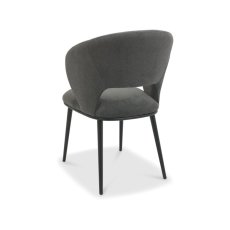 Grey Fabric Dining Chair 4